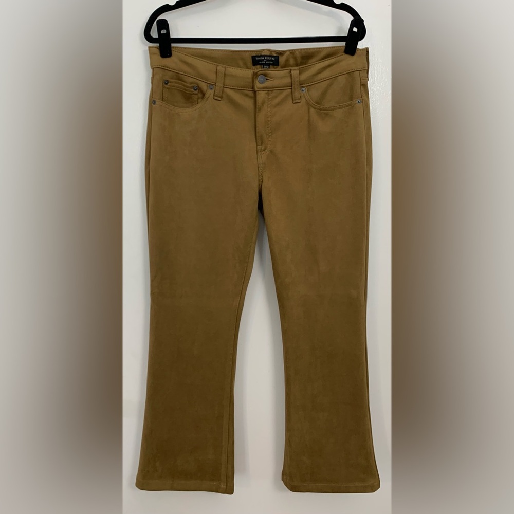 Banana Republic Factory Low-Rise Bootcut Faux Suede Pants
